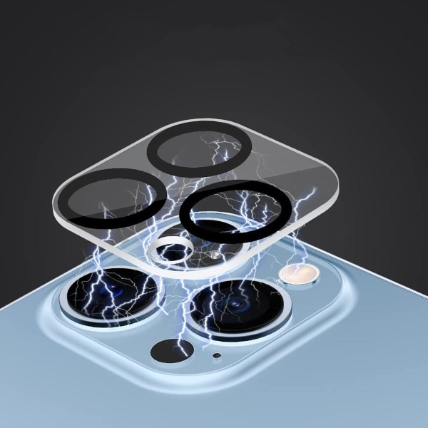 Kameraskydd iPhone 13 Pro - Härdat Glas Transparent