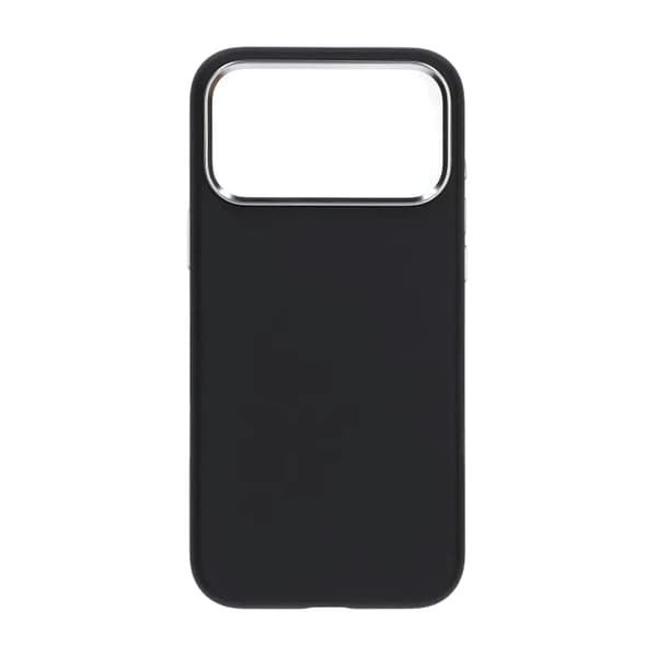 Mobilskal för iPhone 17 Pro Max - Kameraskydd Svart PU-läder Svart