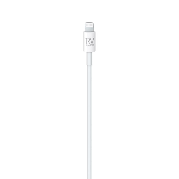Rvelon USB-A till Lightning Kabel 2m Vit