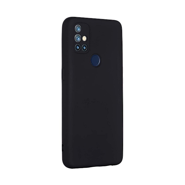 OnePlus Nord N10 5G Silikonskal - Svart Black