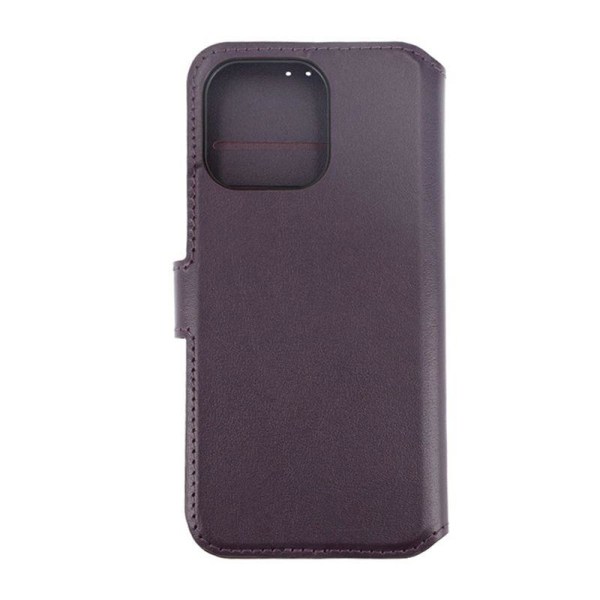 iPhone 15 Pro Max Plånboksfodral Läder Rvelon - Lila Purple