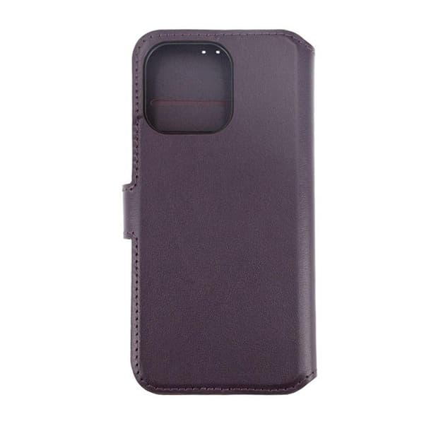 Plånboksfodral Läder Rvelon till iPhone 15 Pro Max - Lila Purple