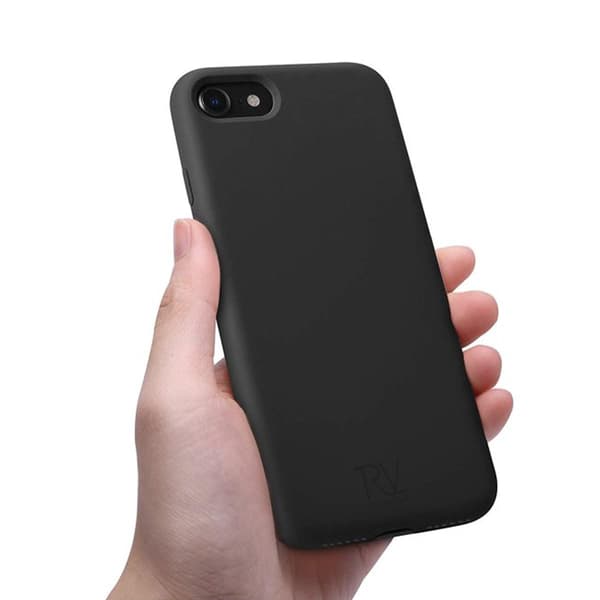 iPhone 7/8/SE2020 Silikonskal Rvelon - Svart Black