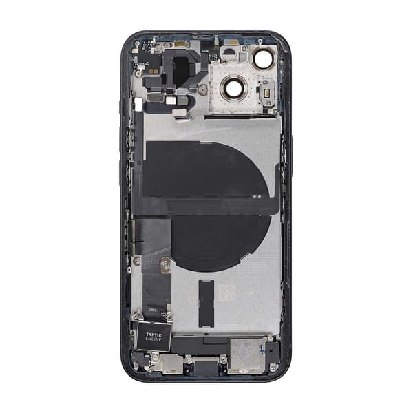 iPhone 13 Baksida med Komplett Ram - Svart Svart