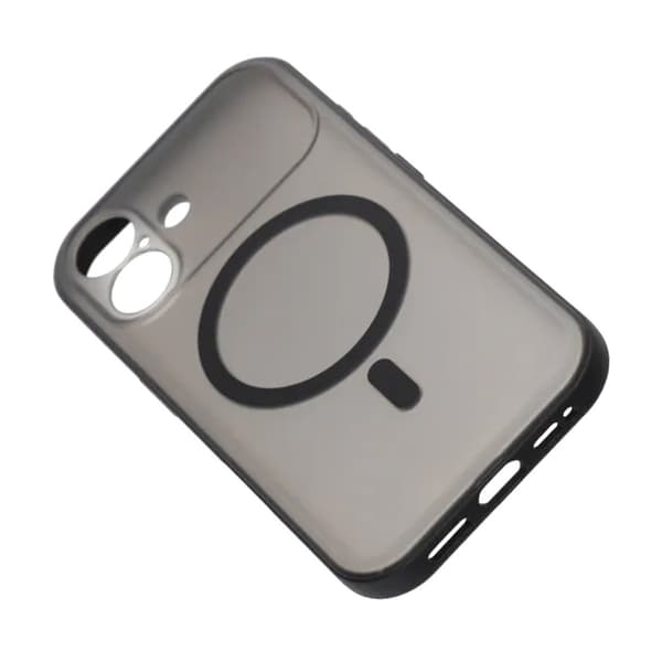 Ohut MagSafe-kuori kamerasuojalla iPhone 17:lle - Musta musta