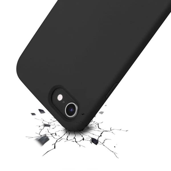 iPhone 7/8/SE (2020/2022) Silikonskal Rvelon - Svart Svart