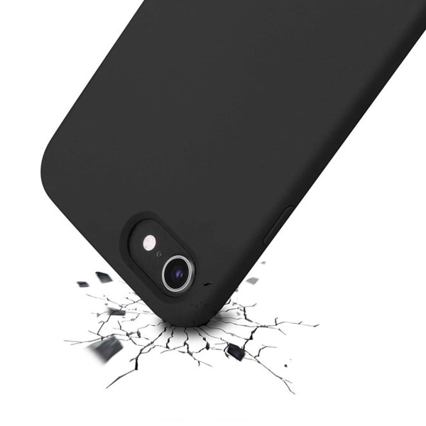 iPhone 7/8/SE2020 Silikonskal Rvelon - Svart Black