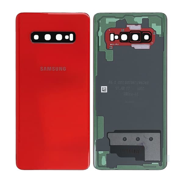 Samsung Galaxy S10 Plus (SM-G975F) Baksida Original - Röd rød