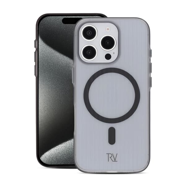 iPhone 16 Pro Max Mobilskal Korrugerad Magsafe Rvelon - Svart Svart