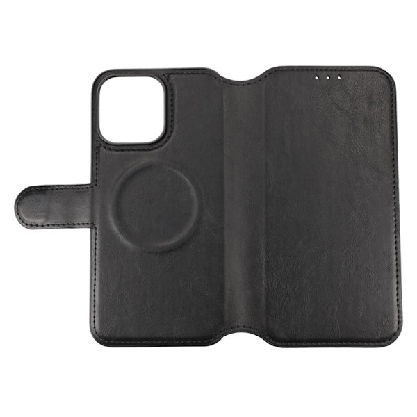iPhone 15 Pro Max Plånboksfodral med Magsafe Rvelon - Svart Black
