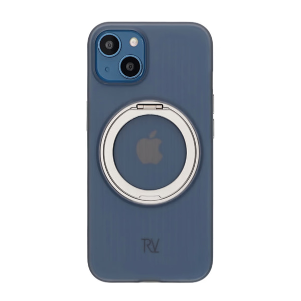 iPhone 13/14 Rvelon Skal Roterande Magnet Stativ - Grå Grey