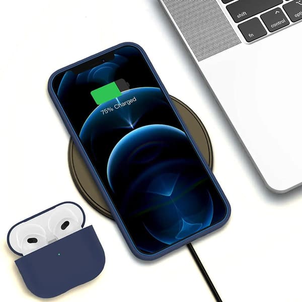 iPhone 13 Pro Max Silikonskal Rvelon - Blå Isblå