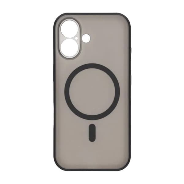 Ohut MagSafe-kuori kamerasuojalla iPhone 16:lle - Musta musta