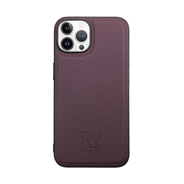 iPhone 14 Pro Plånboksfodral Magnet Rvelon - Lila Bordeaux