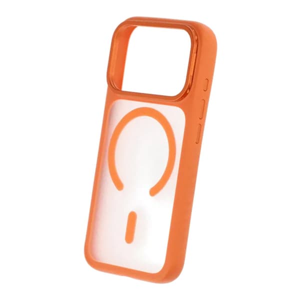 Mobilskal med Magsafe och Kamerastativ för iPhone 17 Pro Max - Orange oranssi