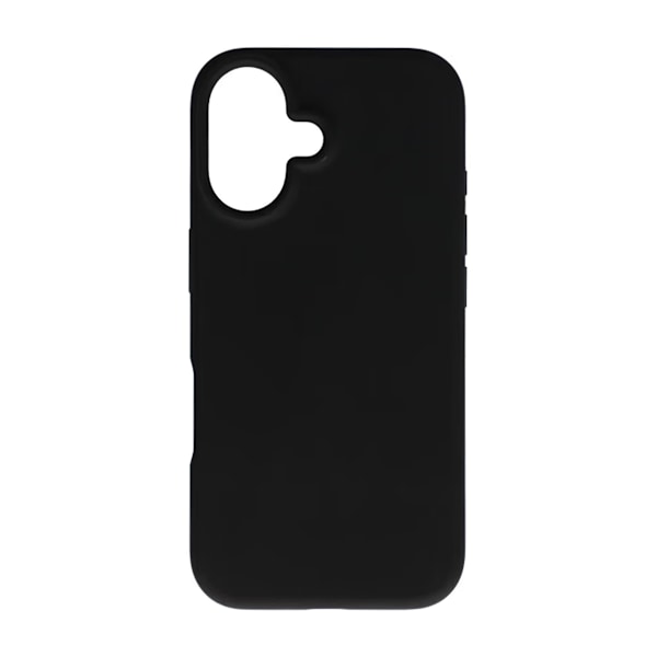 iPhone 16 Plus Mobilskal Silikon - Svart Black