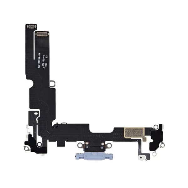 iPhone 14 Plus Laddkontakt med Flexkabel Original - Blå Blue