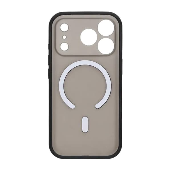 Slankt MagSafe-cover med kamerabeskyttelse til iPhone 17 Pro Max - Sort sort