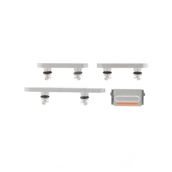 iPhone 13/13 Mini Sidoknappar - Vit Vit
