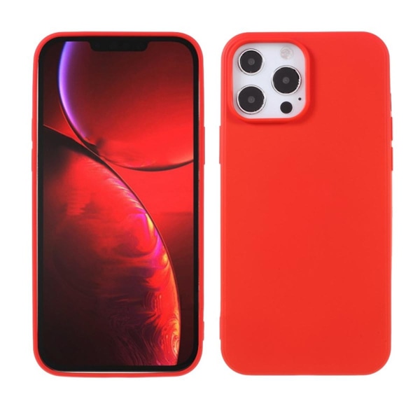 Mobilskal Silikon iPhone 13 Pro Max - Röd Röd