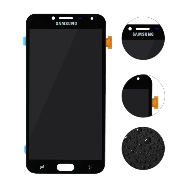 Samsung Galaxy J4 LCD Display  - Svart Black