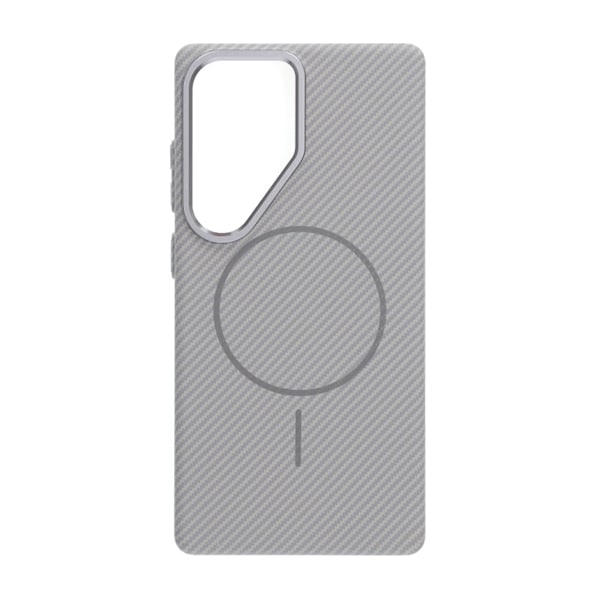 Samsung Galaxy S25 Ultra Mobilskal Carbonmönstrad - Grå Grey