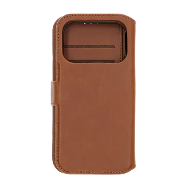 Rvelon Plånboksfodral Magnet för iPhone 17 Pro Max - Brun Brun