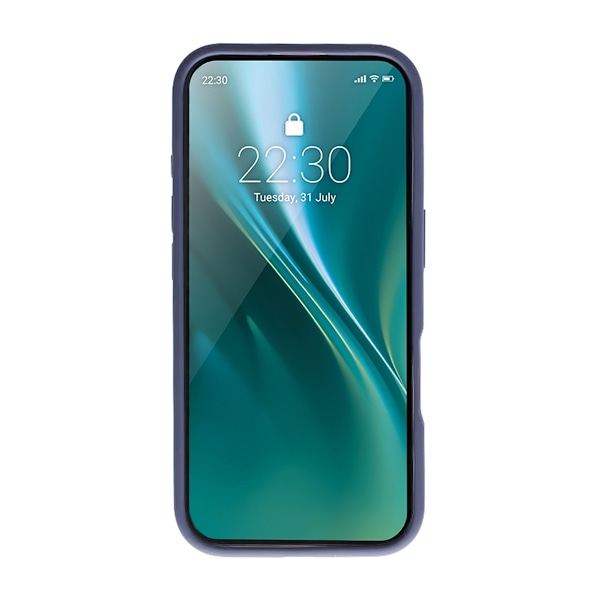 iPhone 16 Mobilskal Silikon - Blå Blå