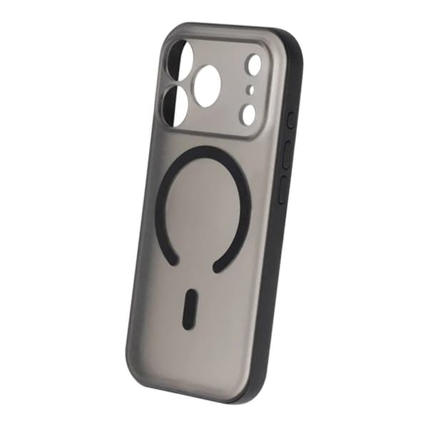 Slankt MagSafe-cover med kamerabeskyttelse til iPhone 17 Pro Max - Sort sort