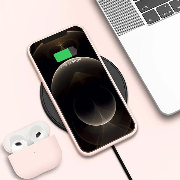 Silikonskal Rvelon till iPhone 12 och iPhone 12 Pro - Sand Rosa DustyPink