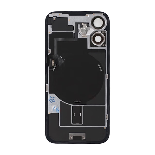 iPhone 16 Baksida Glas - Vit Vit