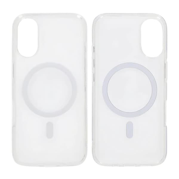 Mobilskal TPU med Magsafe för iPhone 17 - Vit/Transparent Vit