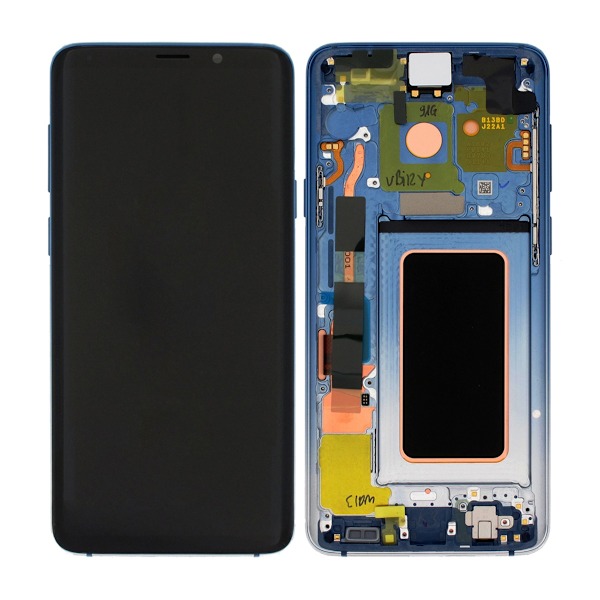 Samsung Galaxy S9 Plus Skärm med LCD Display Original - Blå Blå