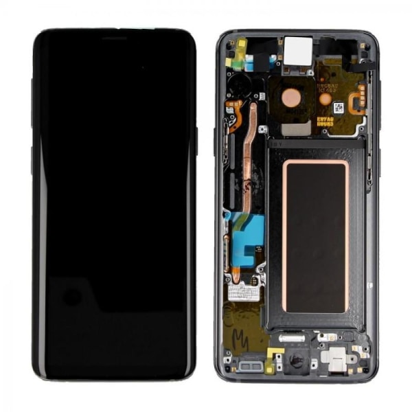Samsung Galaxy S9 (SM-G960F) Skärm med LCD Display Original - Ti Titan grå