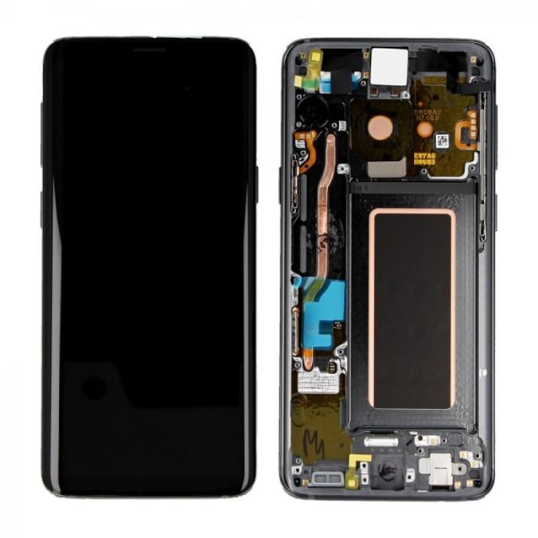 Samsung Galaxy S9 (SM-G960F) Skärm med LCD Display Original - Titanium Grå Titanium grey