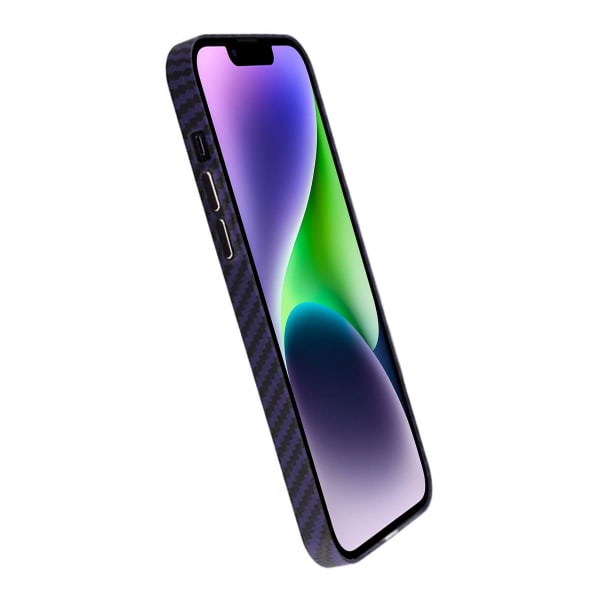 Kolfiber Skal iPhone 14 Pro Max - Lila Purple