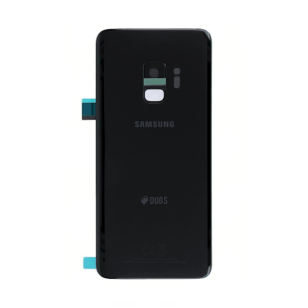 Samsung Galaxy S9 Duos (SM-G960F DS) Baksida Original - Svart Svart
