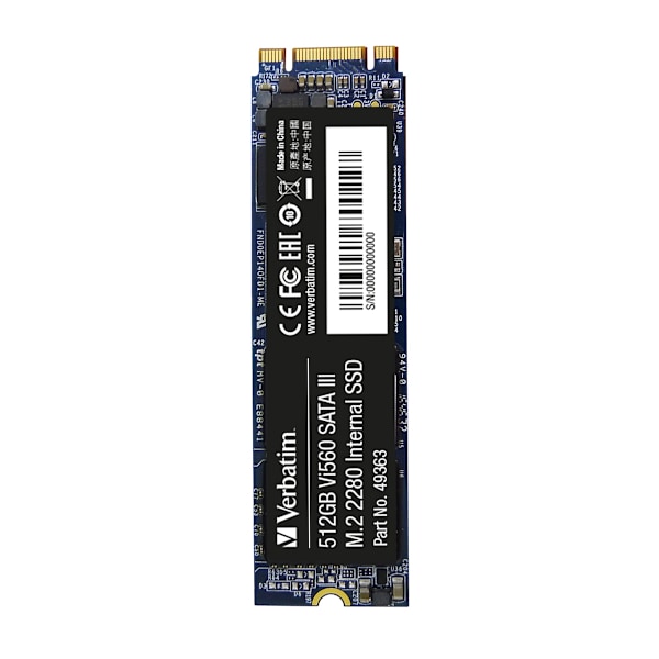 Verbatim Vi560 Internal SATA III M.2 SSD 512GB