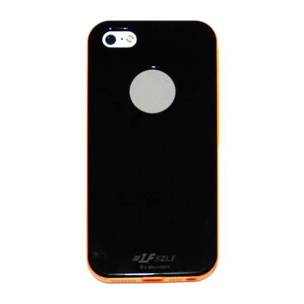 Mobilskal iPhone 5 - Orange/Svart multifärg