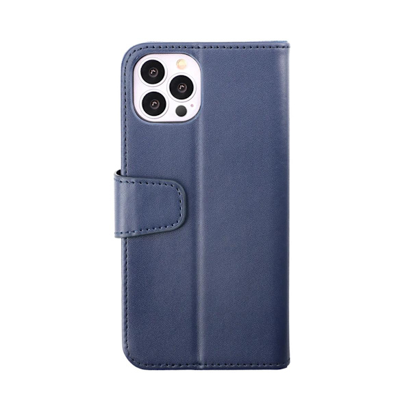 iPhone 14 Pro Plånboksfodral Extra Kortfack Rvelon - Blå Marinblå