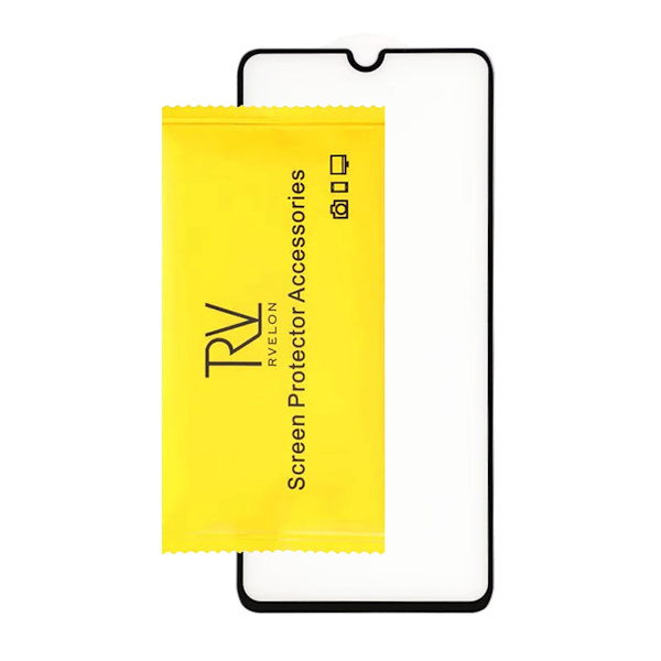 Skärmskydd Samsung Galaxy A23 5G - 3D Härdat Glas - Svart (miljö) Black