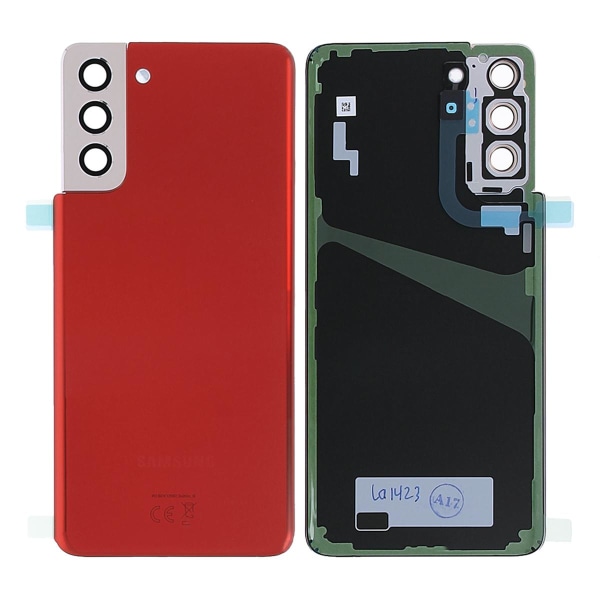 Samsung Galaxy S21 Plus 5G Baksida Original - Röd Red