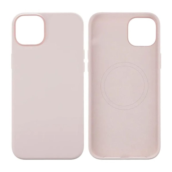 iPhone 15 Plus Silikonskal Rvelon MagSafe - Rosa Light pink