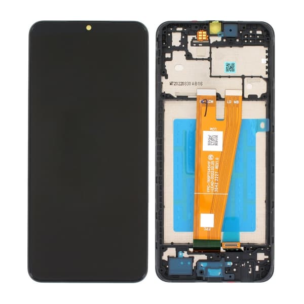 Samsung Display A045 A04 2022 With Frame - Black sort