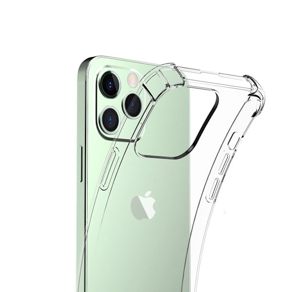 iPhone 14 Pro Skal - Stöttåligt Transparent Transparent