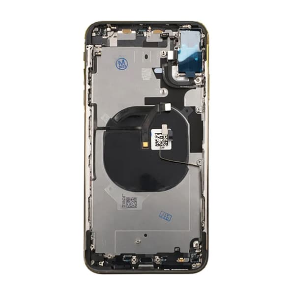 iPhone XS Max Baksida Komplett OEM med Smådelar - Grå Red