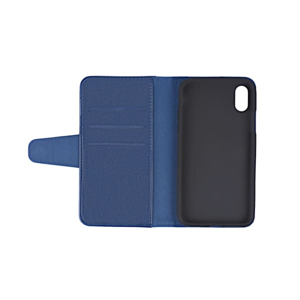 iPhone XS Max Plånboksfodral Stativ och extra Kortfack G-SP -  B Blå