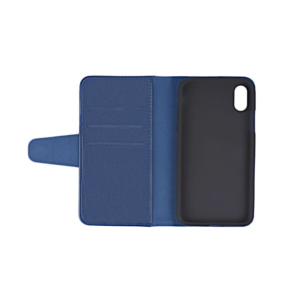 iPhone XS Max Plånboksfodral Stativ och extra Kortfack G-SP -  Blå Blå