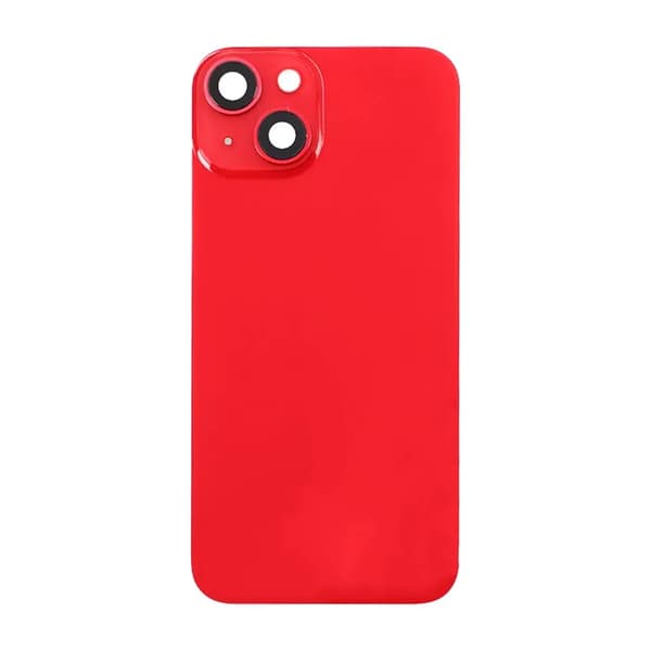 iPhone 14 Baksida Glas Komplett - Röd Red