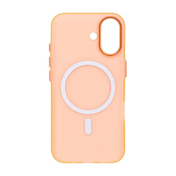 Mobilskal Stöttåligt med Kameraskydd för iPhone 17 - Orange Orange
